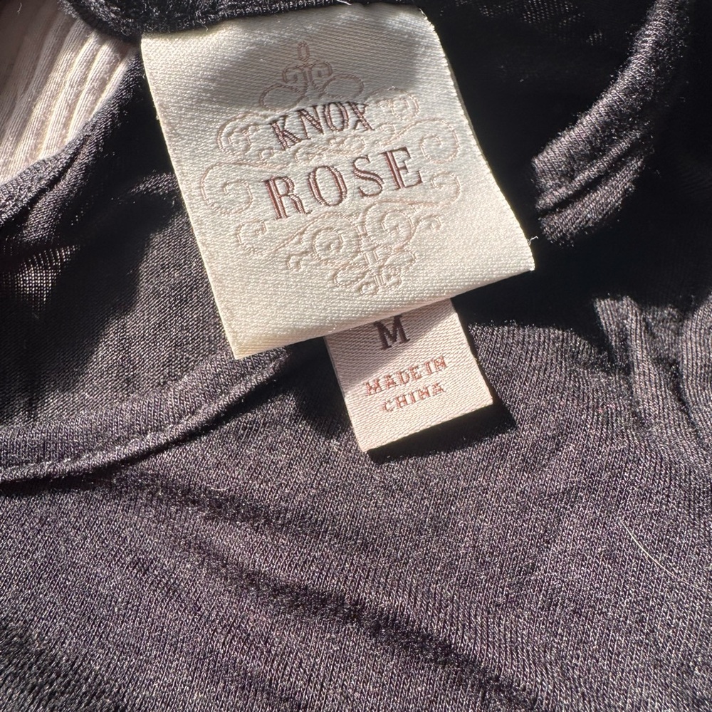 Knox Rose Black Lace Blouse - Picture 3 of 4